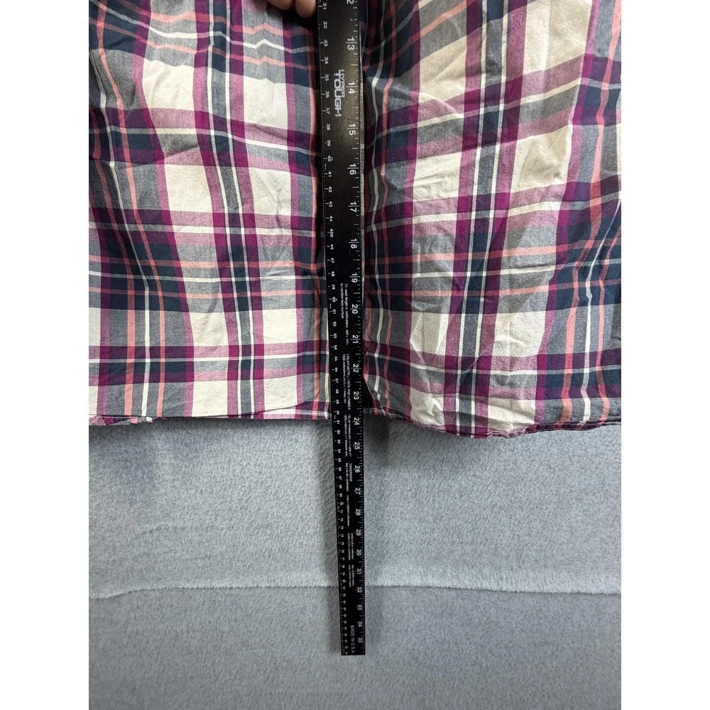 Banana Republic Shirt Mens Medium Plaid Classic Fit Button Up Long Sleeve Casual